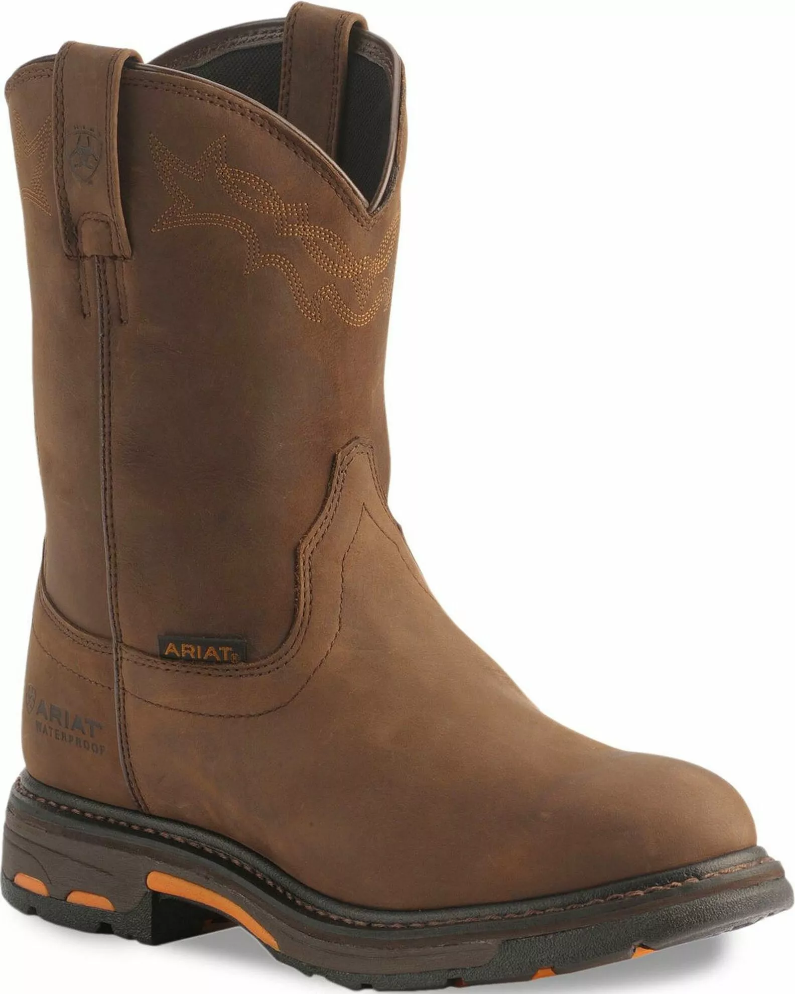 Ariat H2O Workhog Western Work Boots - Soft Toe 3 Ariat H2O Workhog Western Work Boots - Soft Toe
