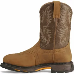 Ariat Men's Work-Hog Waterproof Pro Work Boots -UK Winter Shoes Sales 2023 030353 BR LT