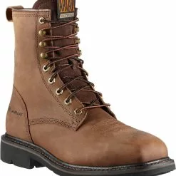 Ariat Men's Cascade 8" Lace-Up Work Boots - Steel Toe