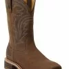 Ariat Hybrid Rancher Waterproof Pull On Work Boots - Square Toe -UK Winter Shoes Sales 2023 030692 41 P1