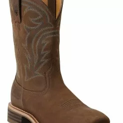 Ariat Hybrid Rancher Waterproof Pull On Work Boots - Square Toe