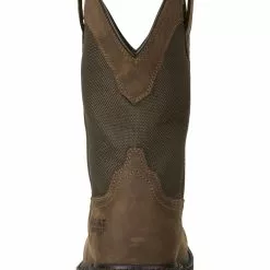 Ariat Groundbreaker Waterproof Western Work Boots - Steel Toe -UK Winter Shoes Sales 2023 030741 EZ BK