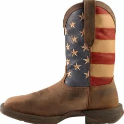 Rebel By Durango Men's Steel Toe American Flag Western Work Boots -UK Winter Shoes Sales 2023 038831 41 LT