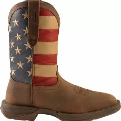 Rebel By Durango Men's Steel Toe American Flag Western Work Boots -UK Winter Shoes Sales 2023 038831 41 RT