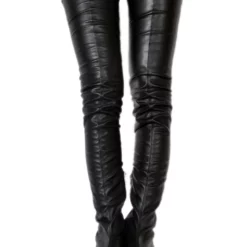 Thigh High Boots Womens Solid Color Pointed Toe Puppy Heel Winter Boots -UK Winter Shoes Sales 2023 04948cd8 9a32 4217 b34d 1e905ad09679