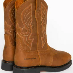 Cody James® Men's Broad Square Composite Toe Western Work Boots -UK Winter Shoes Sales 2023 0502L9 41 BK