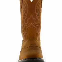 Cody James® Men's Broad Square Toe Western Work Boots -UK Winter Shoes Sales 2023 0502M2 41 FT