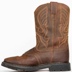 Cody James® Men's Broad Square Toe Western Work Boots -UK Winter Shoes Sales 2023 0502M2 7010 LT