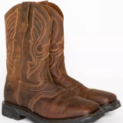Cody James® Men's Broad Square Toe Western Work Boots
