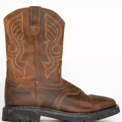 Cody James® Men's Broad Square Toe Western Work Boots -UK Winter Shoes Sales 2023 0502M2 7010 RT