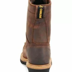 Carolina Men's Logger 8" Steel Toe Work Boots -UK Winter Shoes Sales 2023 0502T1 41 BK