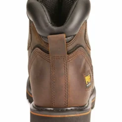 Timberland Men's Brown Pit Boss 6" Work Boots - Steel Toe  -UK Winter Shoes Sales 2023 050751 41 BK
