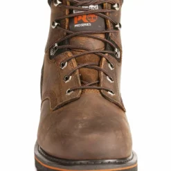 Timberland Men's Brown Pit Boss 6" Work Boots - Steel Toe  -UK Winter Shoes Sales 2023 050751 41 FT