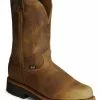 Justin Men's J-Max Blueprint Bay Gaucho EH Pull On Work Boots - Soft Toe -UK Winter Shoes Sales 2023 050B43 22 P1