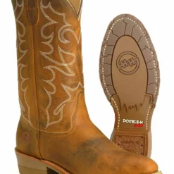 Double-H Men's Gel ICE Steel Toe Western Work Boots -UK Winter Shoes Sales 2023 050B45 41 D1