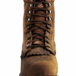 Justin Men's Pulley Waterproof MetGuard 8" Lace-Up Work Boots - Composite Toe -UK Winter Shoes Sales 2023 050D00 41 FT
