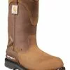 Carhartt Water Repellent Wellington Pull On Work Boots - Steel Toe -UK Winter Shoes Sales 2023 050J23 FV P1