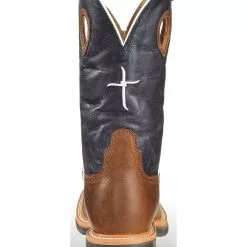 Twisted X Men's 12" Lite Cowboy Flag Steel Toe Work Boots -UK Winter Shoes Sales 2023 050K19 41 BK