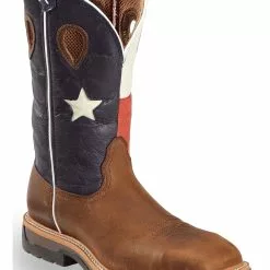 Twisted X Men's 12" Lite Cowboy Flag Steel Toe Work Boots
