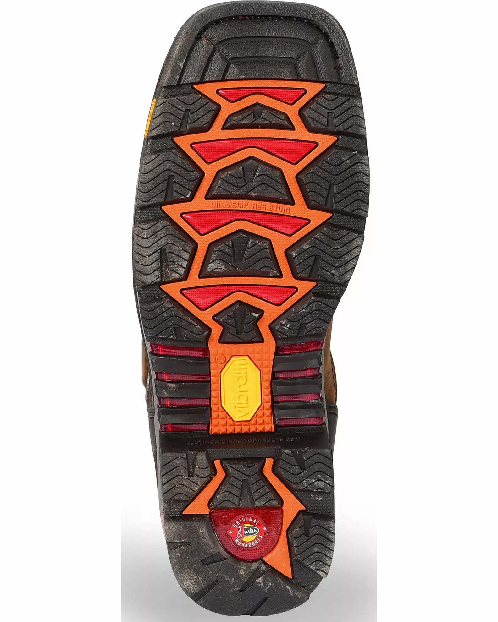 Justin Men's Tanker Western Work Boots - Steel Toe 7 Justin Men's Tanker Western Work Boots - Steel Toe - Image 5