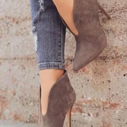 High Heel Booties Suede Pointed Toe Ankle Boots For Women -UK Winter Shoes Sales 2023 08300c6e 4178 4d8d b3e7 1f91c19d9f8f