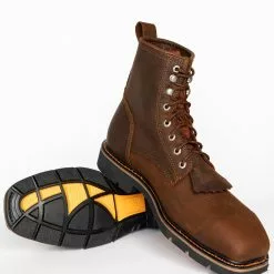 Cody James Men's 8" Lace-Up Kiltie Work Boots - Composite Toe -UK Winter Shoes Sales 2023 2000172361 200 BM