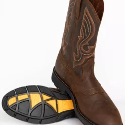 Cody James Men's Western Pull On Work Boots - Round Toe -UK Winter Shoes Sales 2023 2000172363 200 BM