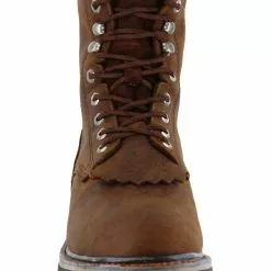 Cody James Men's 8" Waterproof Lace-Up Kiltie Work Boots - Round Toe -UK Winter Shoes Sales 2023 2000210157 200 FT