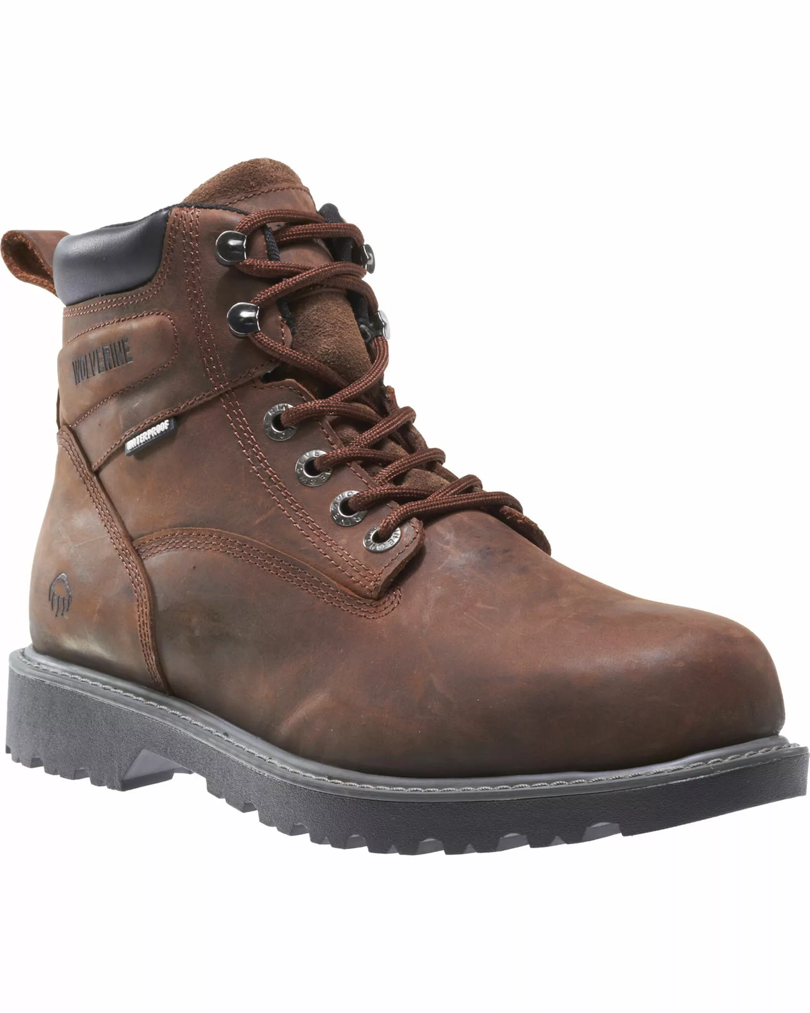 Wolverine Men's Floorhand Waterproof 6" Work Boots - Steel Toe 3 Wolverine Men's Floorhand Waterproof 6" Work Boots - Steel Toe