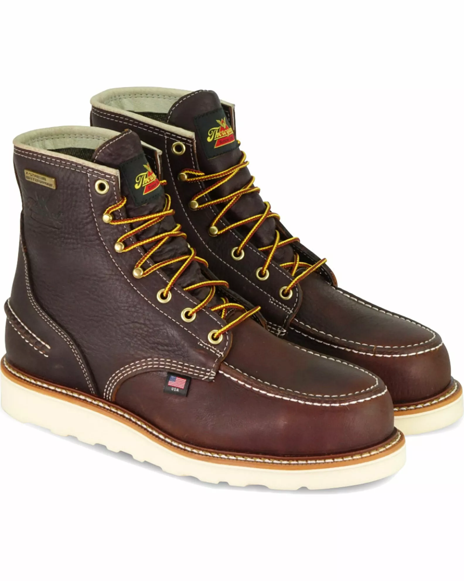 Thorogood Men's 6" American Heritage Made In The USA Waterproof Work Boots - Steel Toe 3 Thorogood Men's 6" American Heritage Made In The USA Waterproof Work Boots - Steel Toe