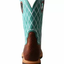 Twisted X Men's Lite Pattern Square Toe Western Work Boots -UK Winter Shoes Sales 2023 2000222064 200 BK