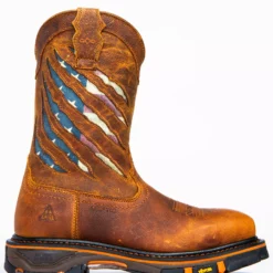Cody James Men's Flag Western Work Boots - Nano Composite Toe -UK Winter Shoes Sales 2023 2000266695 200 P4