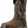 Ariat Men's Rebar Patriot Waterproof Western Work Boots - Composite Toe -UK Winter Shoes Sales 2023 2000281753 200 P1