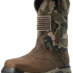 Ariat Men's Rebar Patriot Waterproof Western Work Boots - Composite Toe