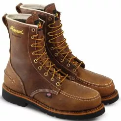 Thorogood Men's 8" Crazyhorse Made In The USA Waterproof Work Boots - Steel Toe