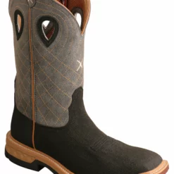 Twisted X Men's Brown CellStretch Western Work Boots - Alloy Toe