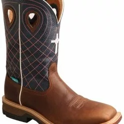 Twisted X Men's Waterproof CellStretch Western Work Boots - Soft Toe
