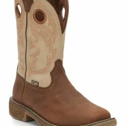 Justin Men's Stampede Rush Western Work Boots - Composite Toe