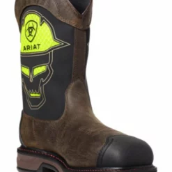 Ariat Men's VentTEK Workhog Skull Western Work Boots - Carbon Toe