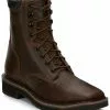 Justin Men's Pulley Lace-Up Work Boots - Steel Toe -UK Winter Shoes Sales 2023 2000332455 200 P1