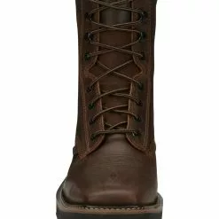 Justin Men's Pulley Lace-Up Work Boots - Steel Toe -UK Winter Shoes Sales 2023 2000332455 200 P5