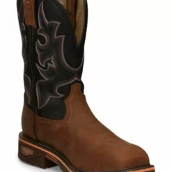 Justin Men's Resistor Western Work Boots - Composite Toe