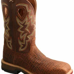Twisted X Men's Tan Western Work Boots - Soft Toe