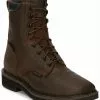 Justin Men's Driller Waterproof Work Boots - Composite Toe -UK Winter Shoes Sales 2023 2000340823 200 P1