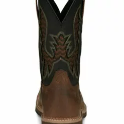 Justin Men's Stampede Bolt Pull On Western Work Boots - Nano Composite Toe  -UK Winter Shoes Sales 2023 2000359245 200 P5