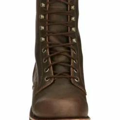 Chippewa Men's Wood Classic 2.0 8" Lace-Up Soft Work Boots - Round Toe  -UK Winter Shoes Sales 2023 2000359743 234 P4