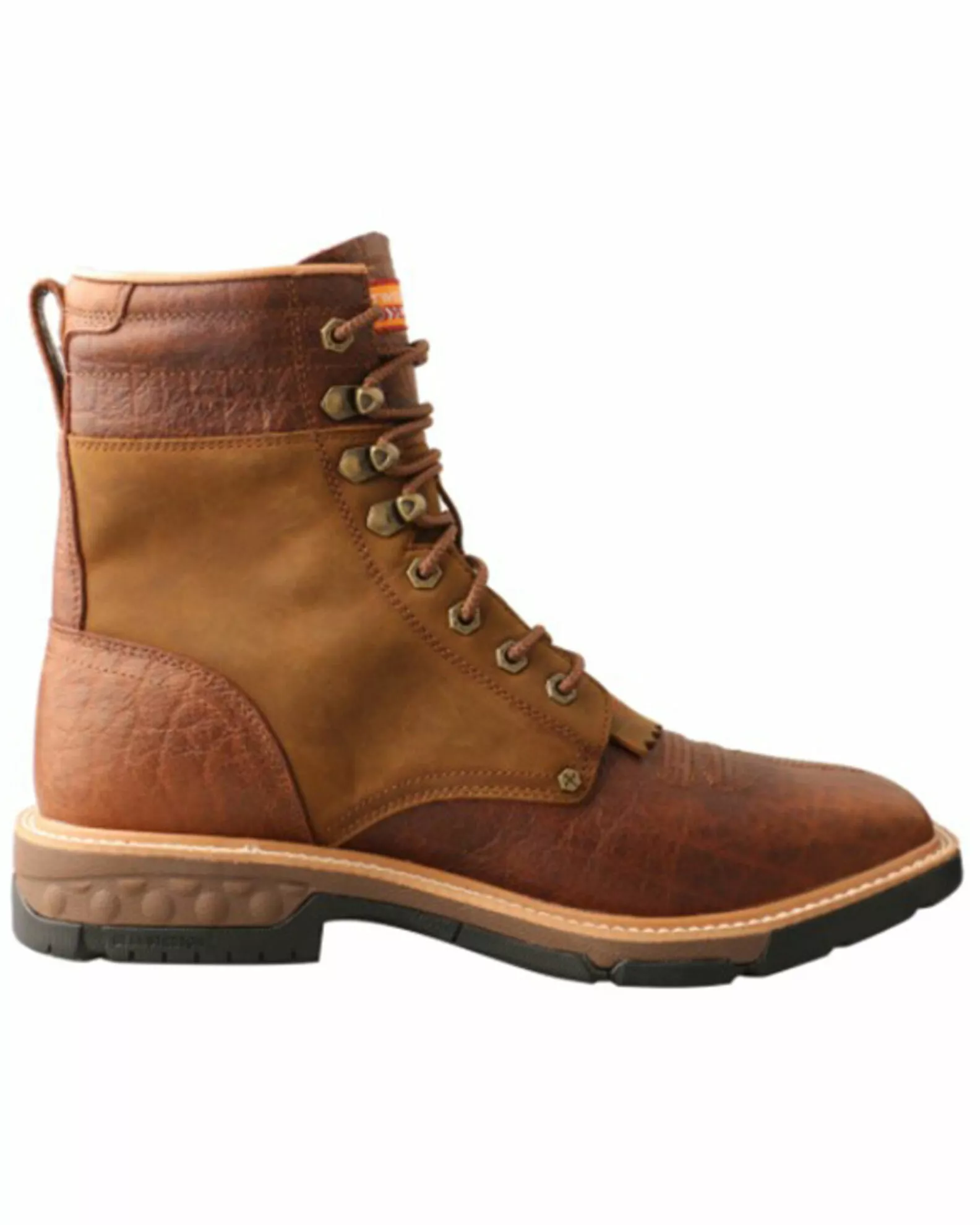 Twisted X Men's Cellstretch 8" Lacer Waterproof Leather Work Boots - Broad Square Toe 4 Twisted X Men's Cellstretch 8" Lacer Waterproof Leather Work Boots - Broad Square Toe - Image 2