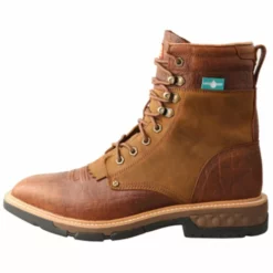 Twisted X Men's Cellstretch 8" Lacer Waterproof Leather Work Boots - Broad Square Toe 10 Twisted X Men's Cellstretch 8" Lacer Waterproof Leather Work Boots - Broad Square Toe -UK Winter Shoes Sales 2023 2000363719 200 P3