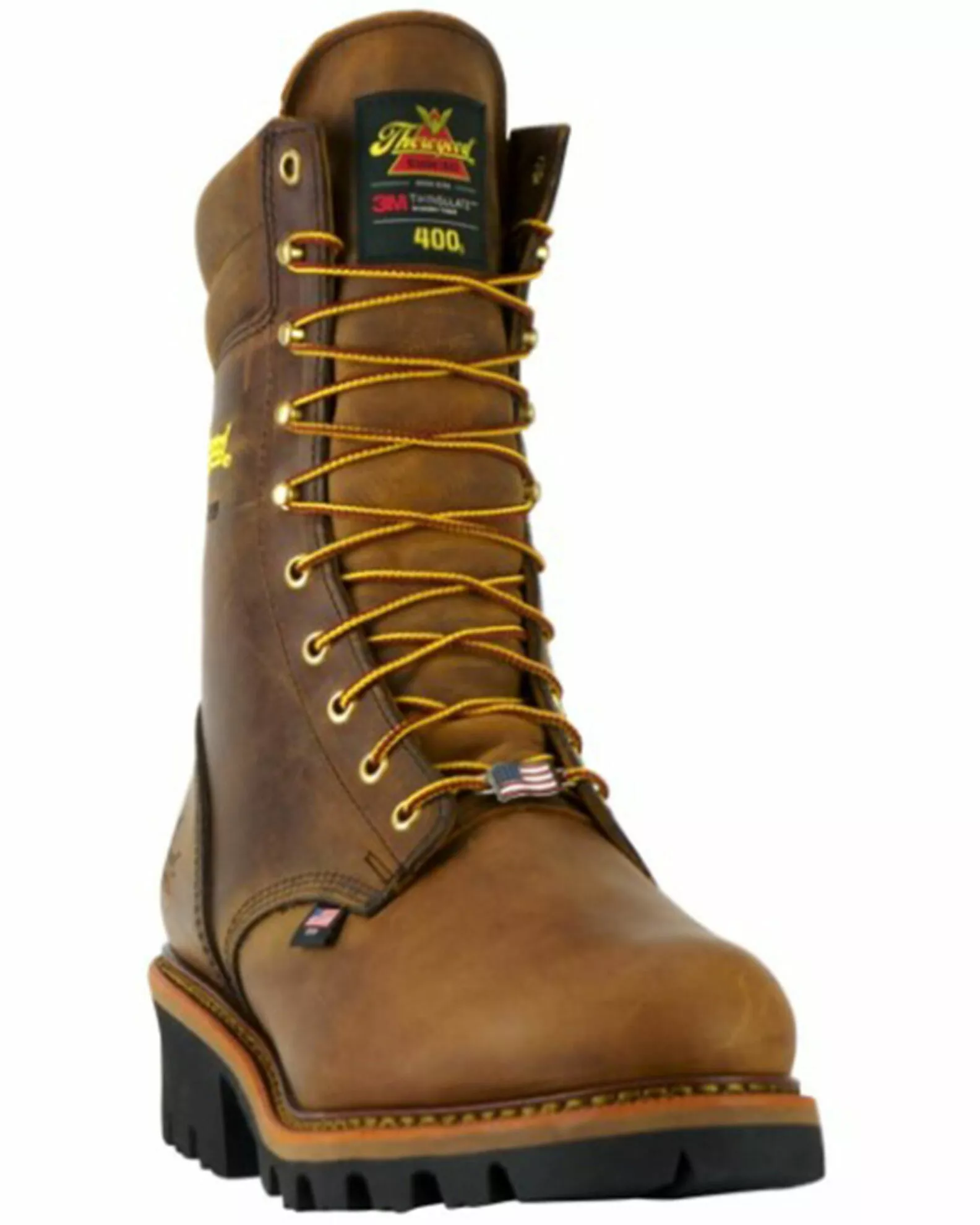 Thorogood Men's 9" Waterproof Logger Work Boots - Steel Toe 3 Thorogood Men's 9" Waterproof Logger Work Boots - Steel Toe
