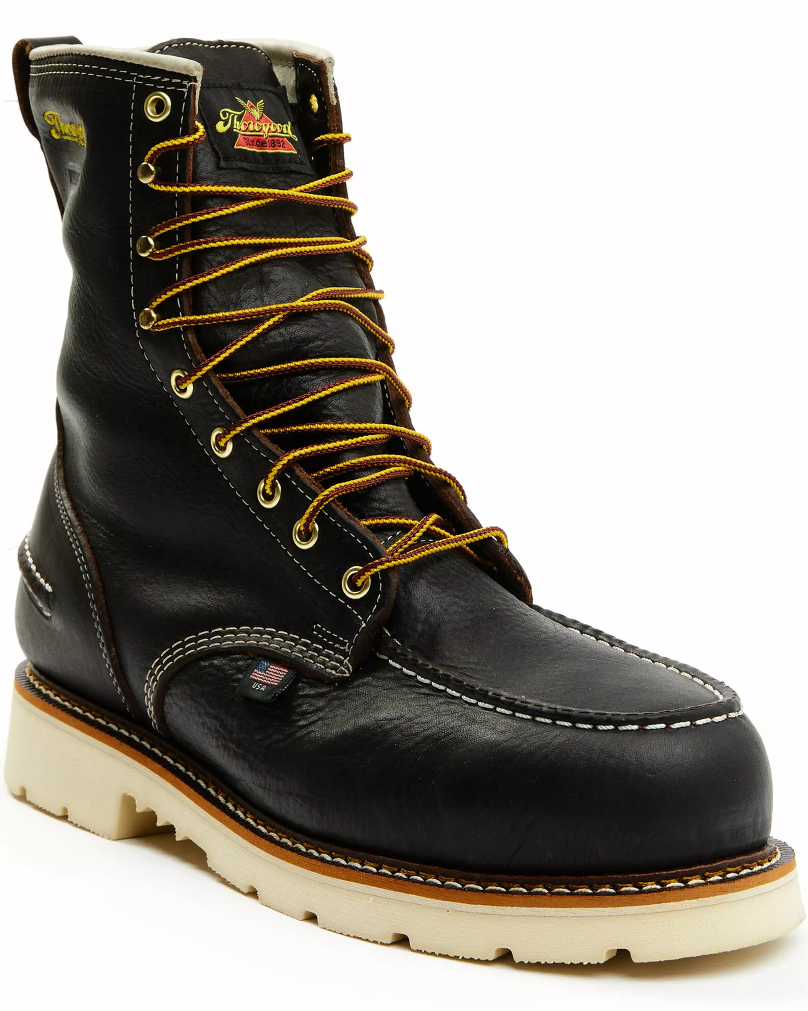 Thorogood Men's Waterproof 8" Made In The USA Work Boots - Steel Toe 3 Thorogood Men's Waterproof 8" Made In The USA Work Boots - Steel Toe